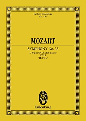 Image of Symphony No. 35 D major: K. 385, "Haffner" (Eulenburg Studienpartituren)