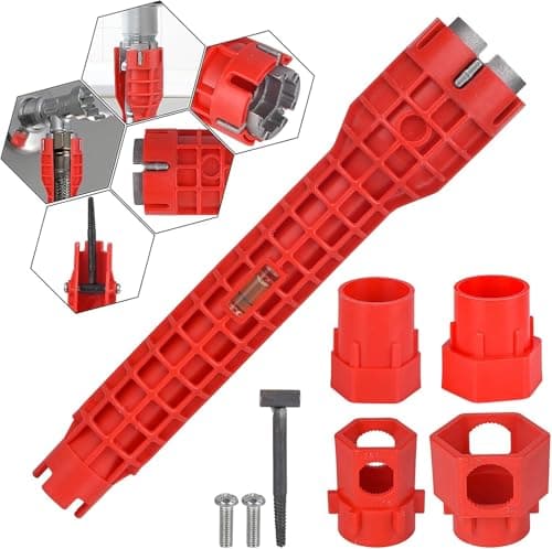 Image of Ninoclar 14-in-1 Multi-Functional Wrench for Toilet, Sink, Bathroom, Kitchen Plumbing Installation and Repairs