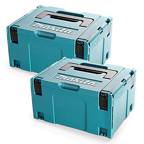 Image of Makita 821551-8 MakPac Type 3 Stacking Connector Case 396mm x 296mm x 210mm Pack of 2