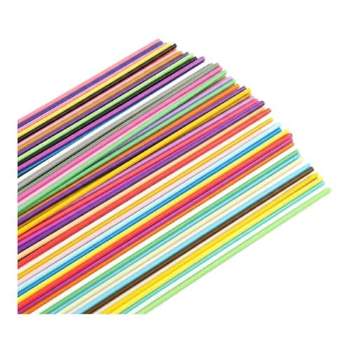 Image of 3D Pen Filament Refill, 300 Pcs 30 Colors 3D Doodler Pen Refills for 3Doodler Start+ 2.5mm Low Temperature PCL Filament Only for 3Doodler Start Pen Each Color 10 Pcs