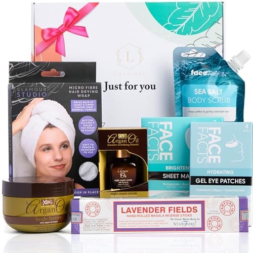 Image of Pamper Gifts for Women Pamper Set – Ladies Birthday Hampers for Her Gift Ideas - Baby Shower Gifts for New Mum to Be Pamper Kit – Pregnancy Pampering Gift Set – Wellbeing Self Care Hamper Spa Box