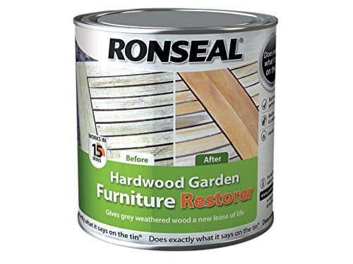 Image of Ronseal HGFR1L Hardwood Garden Furniture Restorer 1 Litre, 1L