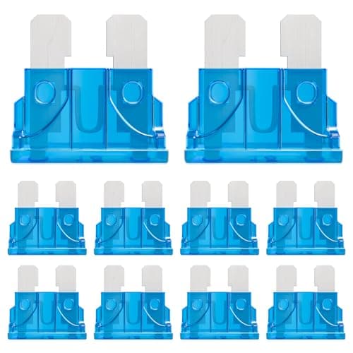 Image of ALLECIN 50Pcs 15A Standard Car Fuses 15Amp Automotive Blade Fuse 15Ampere Auto Fusibles for RV Truck Motorcycle