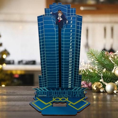 Image of Die Hard Advent Calendar 2025,Wooden 24 Days Diehard Christmas Countdown Calendar for Kids Christmas Advent Gifts Home Table Party Decorations