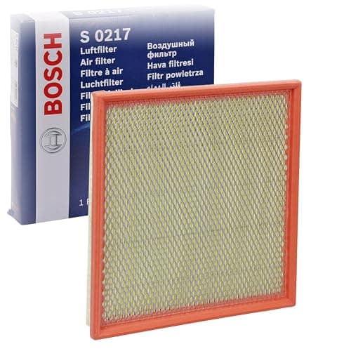 Image of Bosch S0217 Car Air Filter - Separates Particles from the Air Intake - Moisture-resistant plus High Tensile Strength