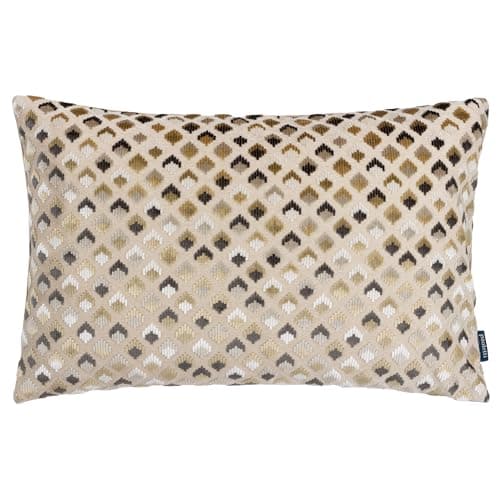 Image of Paoletti Lexington Velvet Jacquard Polyester Filled Cushion