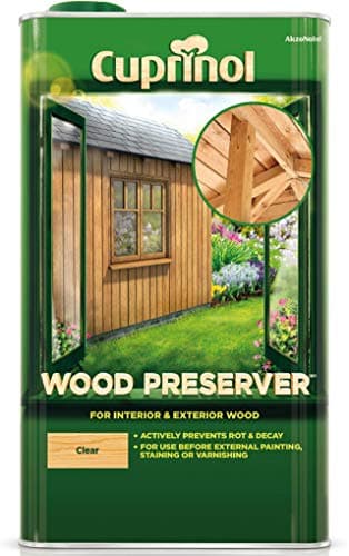 Image of Cuprinol Wood Preserver Clear (Bp) - Clear 5L