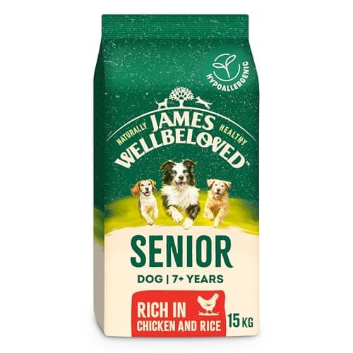 Image of James Wellbeloved Senior Dog Food with Chicken and Rice 15kg