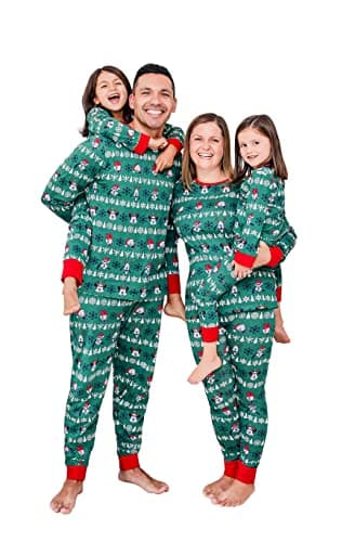 Image of Disney Christmas Matching Family Pyjama Sets, Mens Womens Boys Girls Xmas Pjs Set, Mickey Minnie and Friends (boys, 7-8 years)