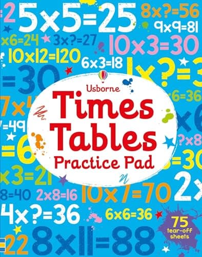 Image of Times Tables Practice Pad (Tear-Off Pads): 1