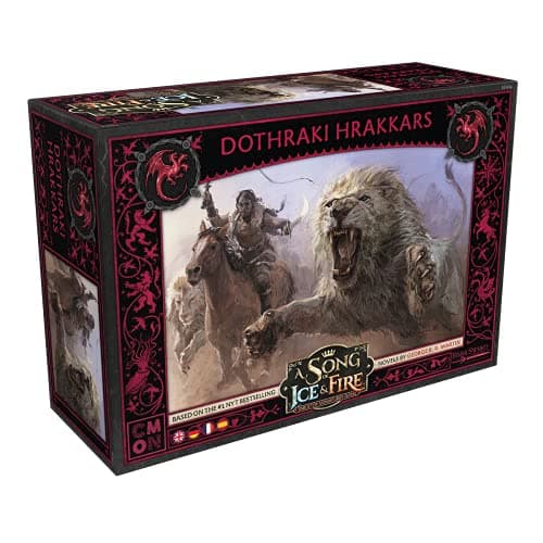 Image of CMON, A Song of Ice & Fire - Hrakkars of the Dothraki, Expansion, Tabletop, 2 Players, Ages 14+, 45+ Minutes, German, Multilingual