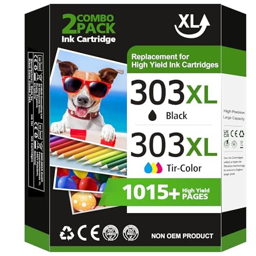 Image of LIFOR 303XL Ink Cartridges High Yield Replacement for HP 303 Ink Cartridges Black and Colour for HP Envy Photo 6234 Ink Cartridges HP 6220 6230 7134 7234 6234 6220 7830 7130 Tango TangoX (2-Pack)