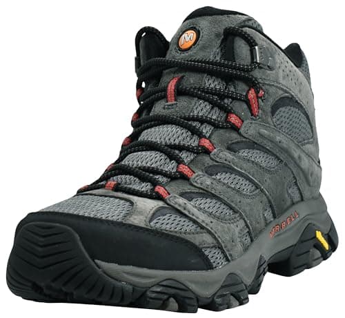 Image of Merrell Men's Moab 3 Mid Hiking Boot, Beluga, 9 UK