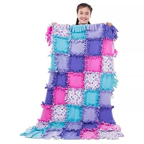 Image of Melissa & Doug Created by Me! Star Fleece Quilt Kit