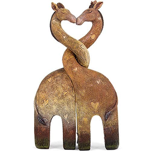 Image of Something Different Wholesale Exquisite Brown Resin Giraffe Family - 18cm x 10cm (1 Set) - Stunning & Unique Home Decor Masterpiece - Perfect for Home & Office