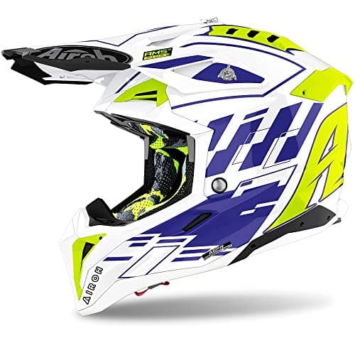 Image of Airoh Helmet Aviator 3 Rampage Blue Gloss M