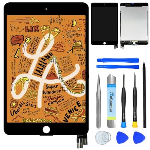 Image of NB+ Touch Screen LCD iPad Mini 5 Replacement For Apple iPad Mini 2019 7.9" 5th Generation LCD Display Unit Digitizer Front Glass Panel with Tools (Black)