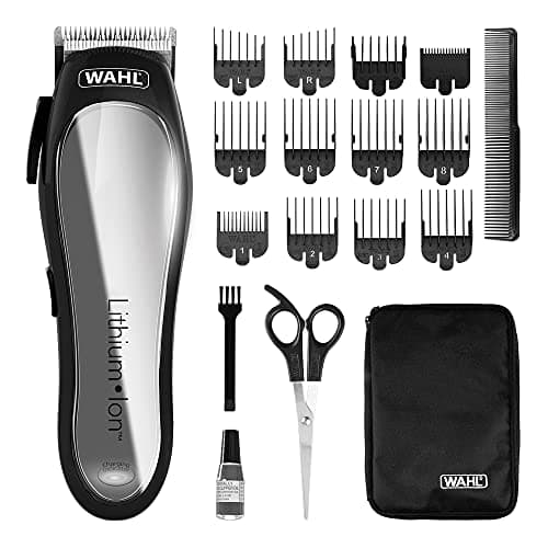 Image of WAHL Power Clipper, Head Shaver, Men's Hair Clippers, Lithium Cord/Cordless Clipper, Quick Charge, Professional Quality, Family Haircutting Kit, Black