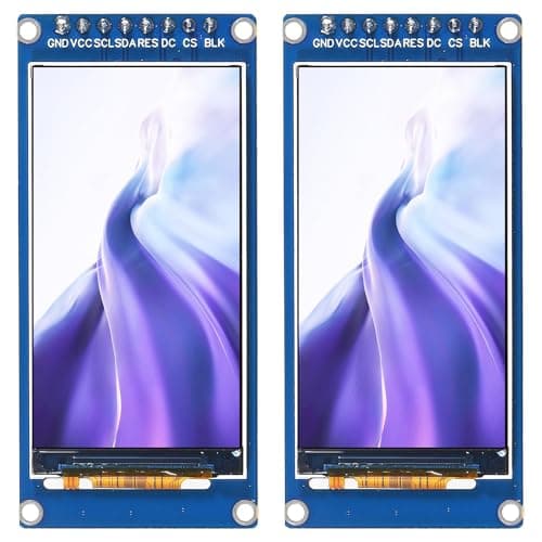 Image of XIITIA 2pcs 1.9" SPI TFT LCD Display Module 170x320 RGB LCD Screen 3.3V ST7789 Drive SPI Interface 8pin Full Color for Arduino DIY