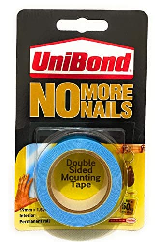 Image of UniBond No More Nails On A Roll Permanent Strong Bond 19mm x 1.5m