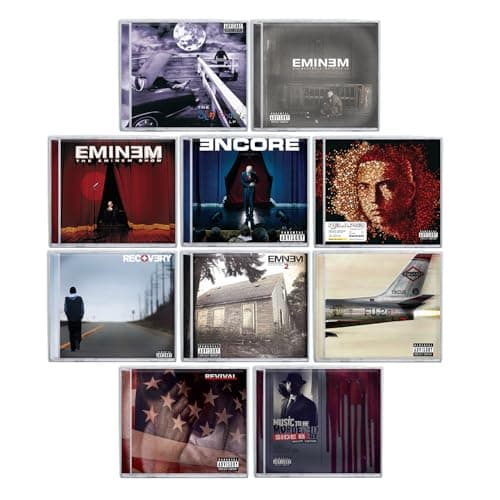 Image of Eminem 10 Studio Album Collection Including Music To Be Murdered By + Relapse + Slim Shady + Also Includes Bonus Art Card