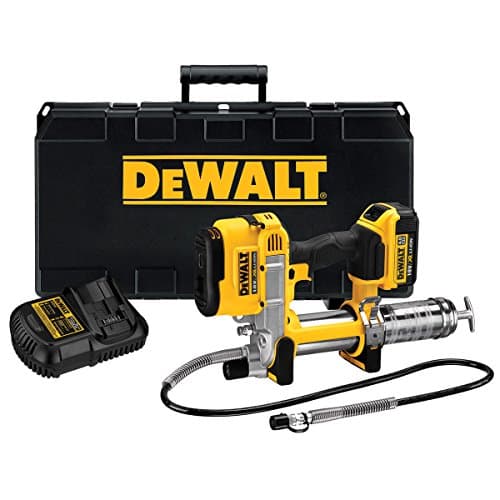 Image of DEWALT DCGG571M1-GB DCGG571M1 18V XR Cordless li-ion Grease Gun (1 x 4Ah Battery), Multi