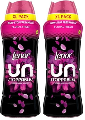 Image of Lenor Unstoppables Floral Fresh 495g - Scent Booster for Freshness From Wash to Wash (Pack of 2)
