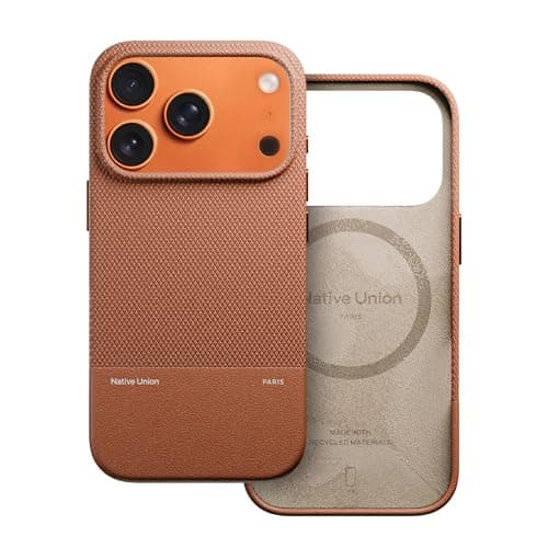 Image of Native Union (Re Classic Case 3.0 – MagSafe Compatible with Built-in Magnets – Resistant & Recycled Materials – Ultra-Durable with 6ft / 1.8m Drop Protection for iPhone 17 Pro (Tan)