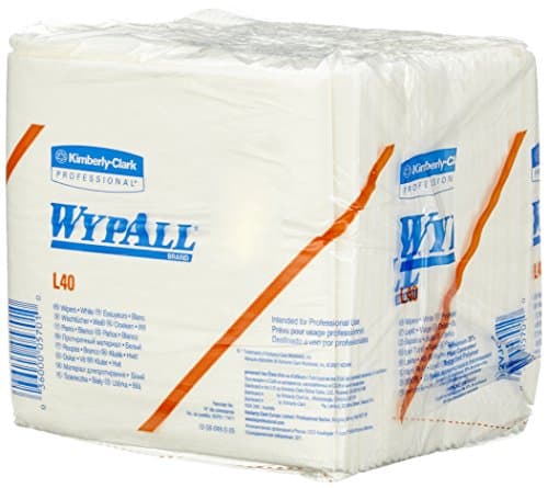 Image of Kimberly Clark 7471 Wypall L40 Folded Wiper, White, Pack of 18