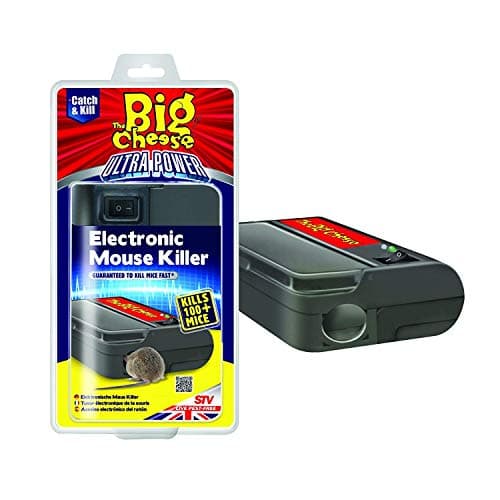 Image of 2XThe Big Cheese Ultra Power Electronic Mouse Killer (Quick, Humane Electronic Rodent Pest Trap, Kills 100+ Mice Per Set of AA Batteries, Safe for Use Around Children and Pets)