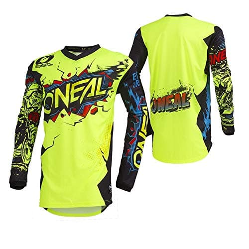 Image of O'NEAL Men's Element Villain Jersey (Neon Yellow, Large)