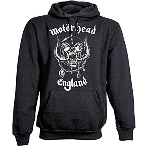 Image of Motorhead Men England Hoodie, Black, Large