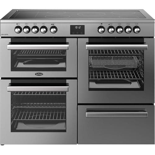 Image of Belling Cookcentre 110E 110cm Electric Range Cooker with Ceramic Hob - Stainless Steel - A/A Rated