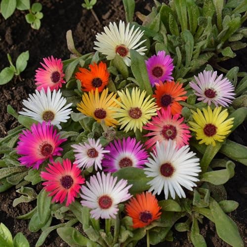 Image of Carbeth Plants Livingstone Daisy 6 Pack Bedding Plants - Colourful Trailing Summer Flowers - Ideal for Pots, Hanging Baskets & Garden Borders (1)