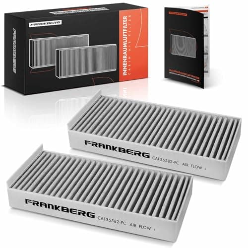 Image of Frankberg 2x Cabin Air Filters with Activated carbon Compatible with 1 Series F40 116-135 X1 F48 16-25 M.i.n.i F55 F54 F60 2 Active Tourer F45 214-225 Replace# 64316835405