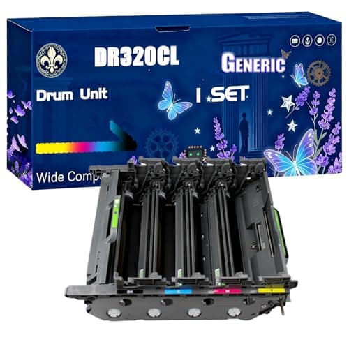 Image of DR320CL Drum Unit Compatible for Brother DCP-9055CDN DCP-9270CDN HL-4150CDN HL-4570CDW Printers, Black High Yield 25000 Pages Printer Accessories (1 Set)