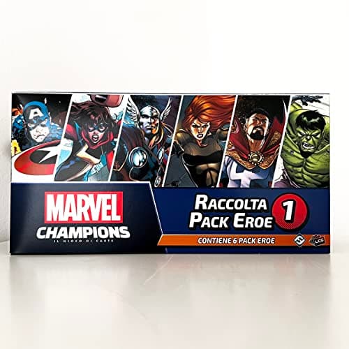Image of Asmodee - Marvel Champions, The Card Game: Hero Pack Collection, Expansion Table Game, 1-4 Players, 14+ Years, Italian Edition