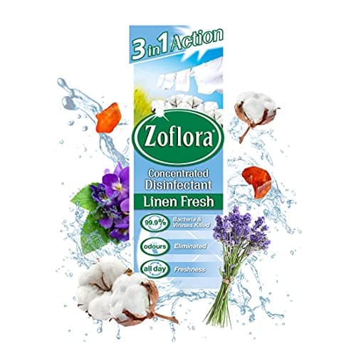 Image of 2X Zoflora Linen Fresh 500ml Odour Remover & Disinfectant