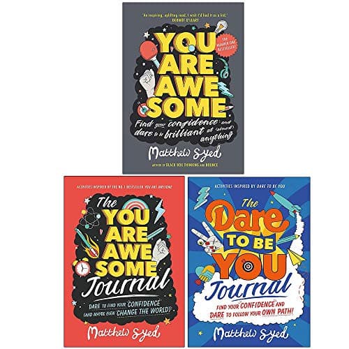 Image of Matthew Syed Collection 3 Books Set (You Are Awesome Find Your Confidence and Dare to be Brilliant at, The You Are Awesome Journal, The Dare To Be You Journal)
