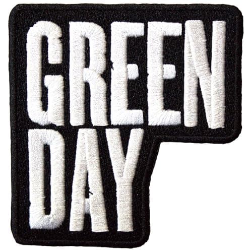 Image of Green Day Stacked Logo Standard Woven Patch One Size