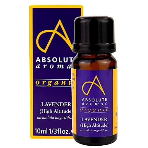 Image of Absolute Aromas Organic Lavender High Altitude Essential Oil 10ml - 100% Pure, Natural, Undiluted, Vegan and Cruelty-Free - for use in a Diffuser and Aromatherapy