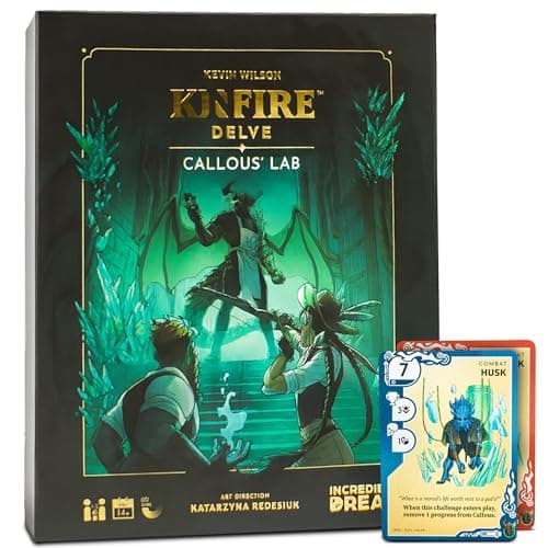 Image of Incredible Dream Kinfire Delve: Callous' Lab | Quick-to-Table Cooperative Dungeon-Crawling Card Game | Affordable, Streamlined Fantasy Adventure | Ages 14 and Up | Made