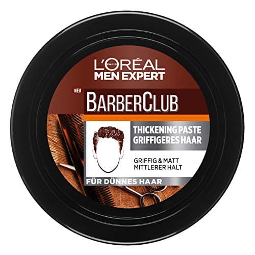 Image of L'Oréal Paris Men Expert Barber Club Thickening Paste for More Grippy Hair, 75 ml