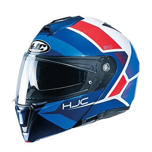 Image of I90DUS - HJC I90 Hollen Flip Front Motorcycle Helmet S Red White Blue (MC21)