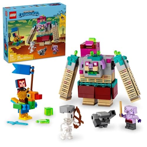 Image of LEGO Minecraft Legends The Devourer Showdown Adventure Set, Minecraft Toy featuring Popular Characters and Minecraft Action Figures, Gaming Gift Idea for Boys, Girls and Kids Ages 8 and Up, 21257