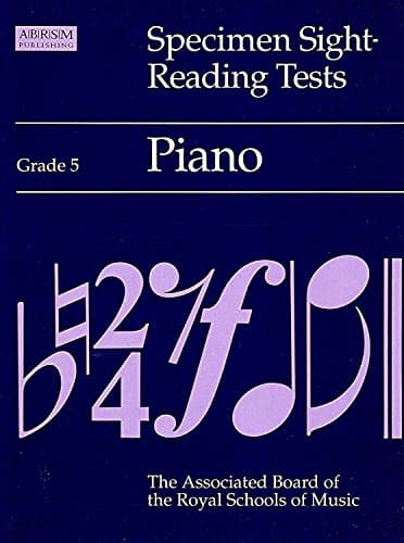 Image of Specimen Sight-reading Tests: Grade 5: Piano