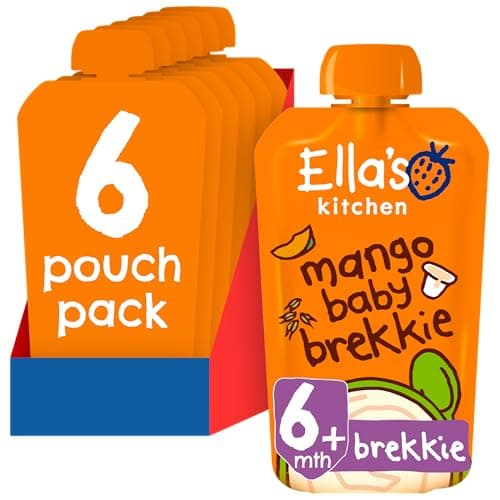 Image of Ella's Kitchen Organic Baby Brekkie Mango 100 g (Pack of 6)