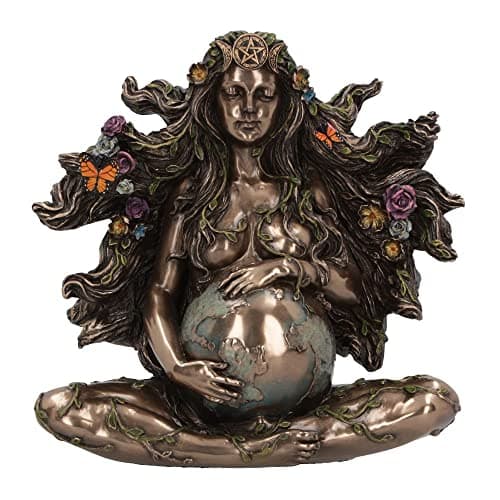 Image of Nemesis Now Gaea Mother of All Life Bronze Figurine, 18cm