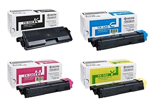 Image of Kyocera TK-580 Original Toner Multipack for Kyocera FS-C5150DN Kyocera ECOSYS P6021CDN Set of 4