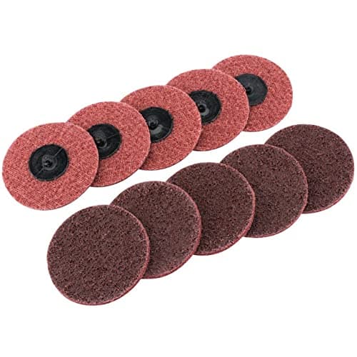 Image of Draper Tools SCP3 Medium Ten Polycarbide Abrasive Pads, Blue, 75 mm